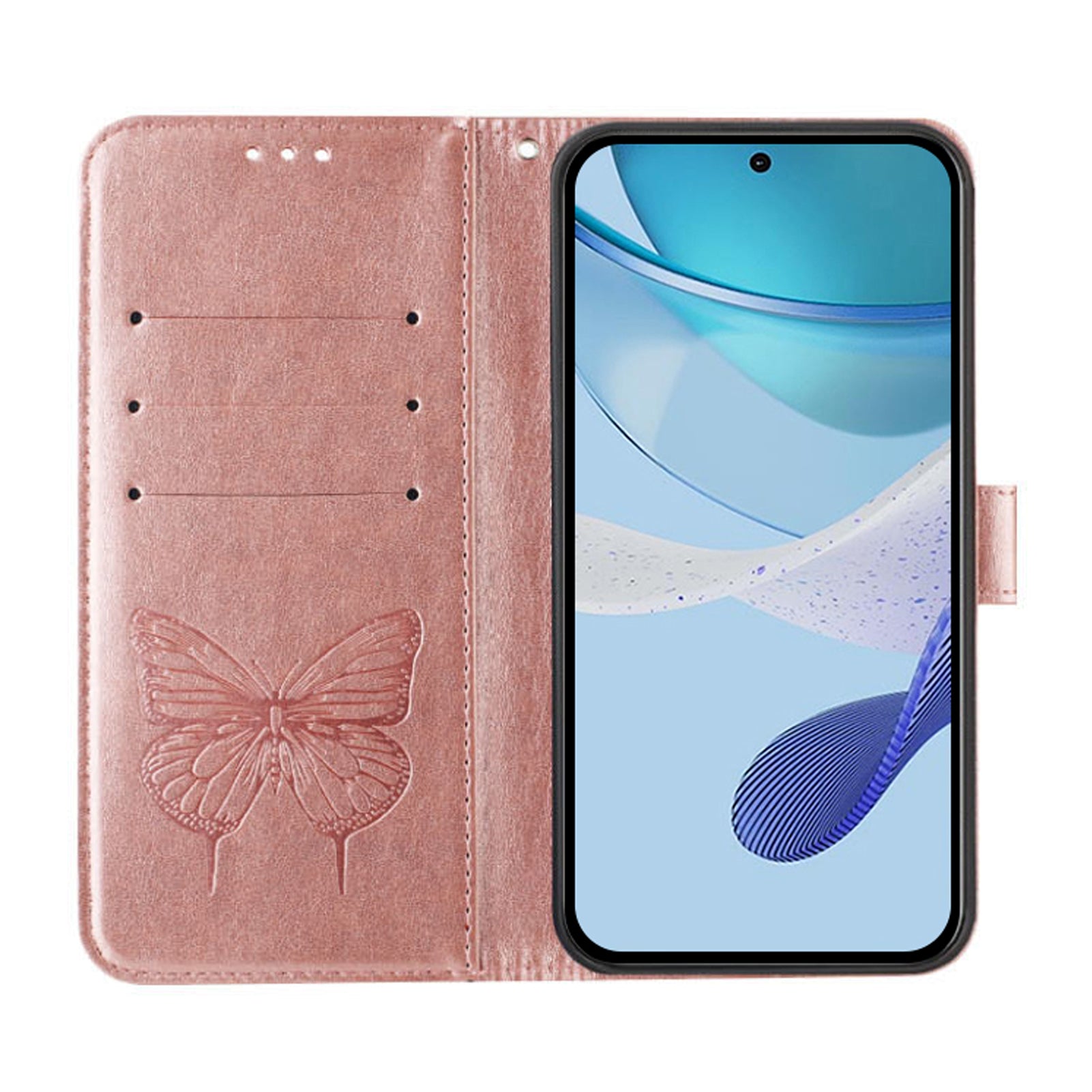 YB Imprinting Series-4 For Samsung Galaxy Z Fold6 5G Case Wallet Leather Phone Cover with Hand Strap - Rose Gold YB Imprinting Series-4 For Samsung Galaxy Z Fold6 5G Case Wallet Leather Phone Cover with Hand Strap - Rose Gold